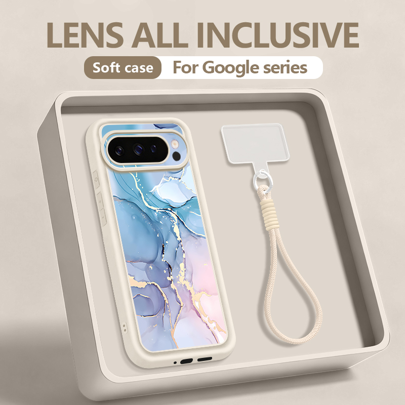 Google Pixel 9 - Marmerpatroon TPU Telefoonhoesje voor Google Pixel