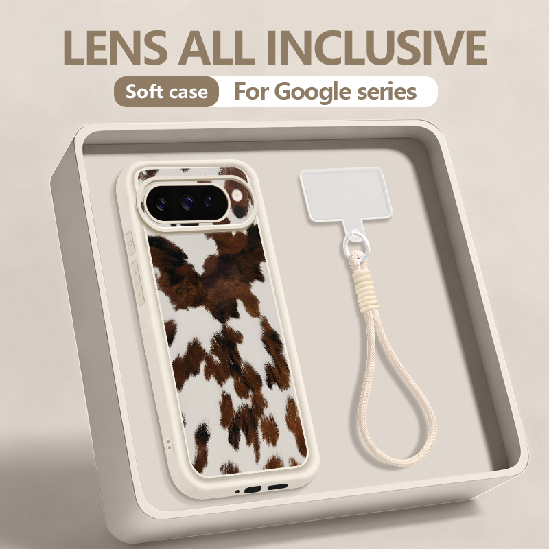 Google Pixel 9 - Telefoonhoesje met luipaardprint voor Google Pixel