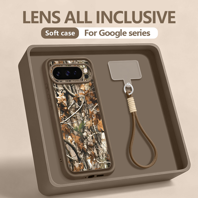 Google Pixel 9 - Telefoonhoesje van TPU met bosjachtprint voor