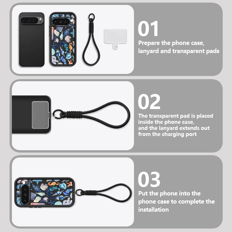 Haaientandenpatroon TPU telefo - Google Pixel 9 recensie en prijs