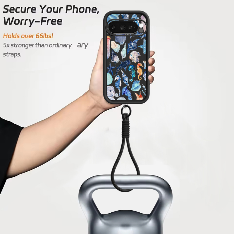 Haaientandenpatroon TPU telefo - Google Pixel 9 recensie en prijs